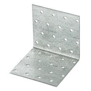 Угол крепежный монтажный сталь оцинкованная 80x80x2.5x80 мм