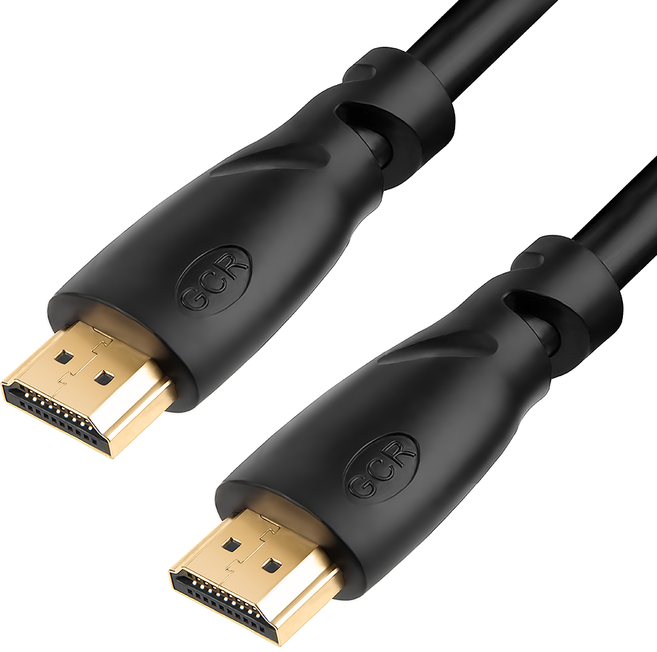 33-050502 кабель 1.8m hdmi 1.4, 4k, 3d, ethernet 10.2 гбит/с, 30/30 awg, черный, черные коннекторы Greenconnect Santreyd 