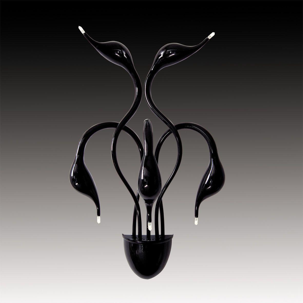 Бра Lightstar Cigno Collo Bk 751657 LIGHTSTAR ОРИГИНАЛЬНЫЕ, ФЛОРИСТИКА 079286 Черный  - Вид №2