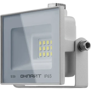 91341091 Прожектор светодиодный уличный Онлайт 90130 10 Вт 4000 К IP65 нейтральный белый свет STLM-0917698