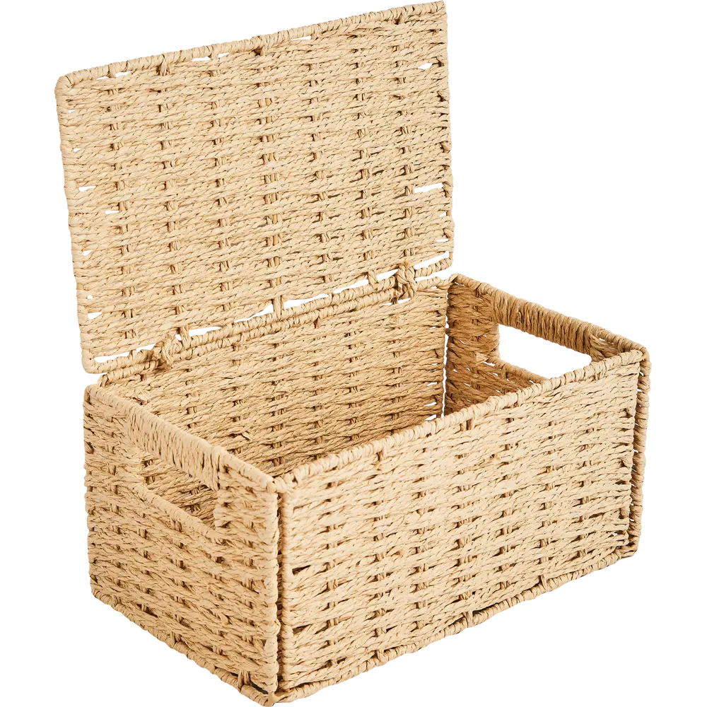 SPACEO Корзина для мелочей из бумажной веревки с металлическим каркасом 89344335 Kub STLM-1081174 - Вид №1