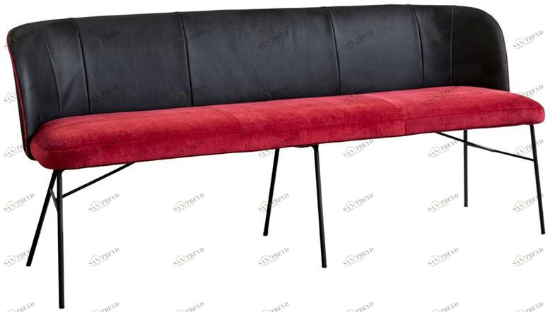 KFF Мягкая скамейка со спинкой Gaia line sun-id-1363225