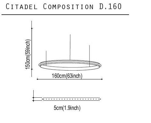 Quasar Металлический светодиодный подвесной светильник Citadel sun-id-1494930 - Вид №6