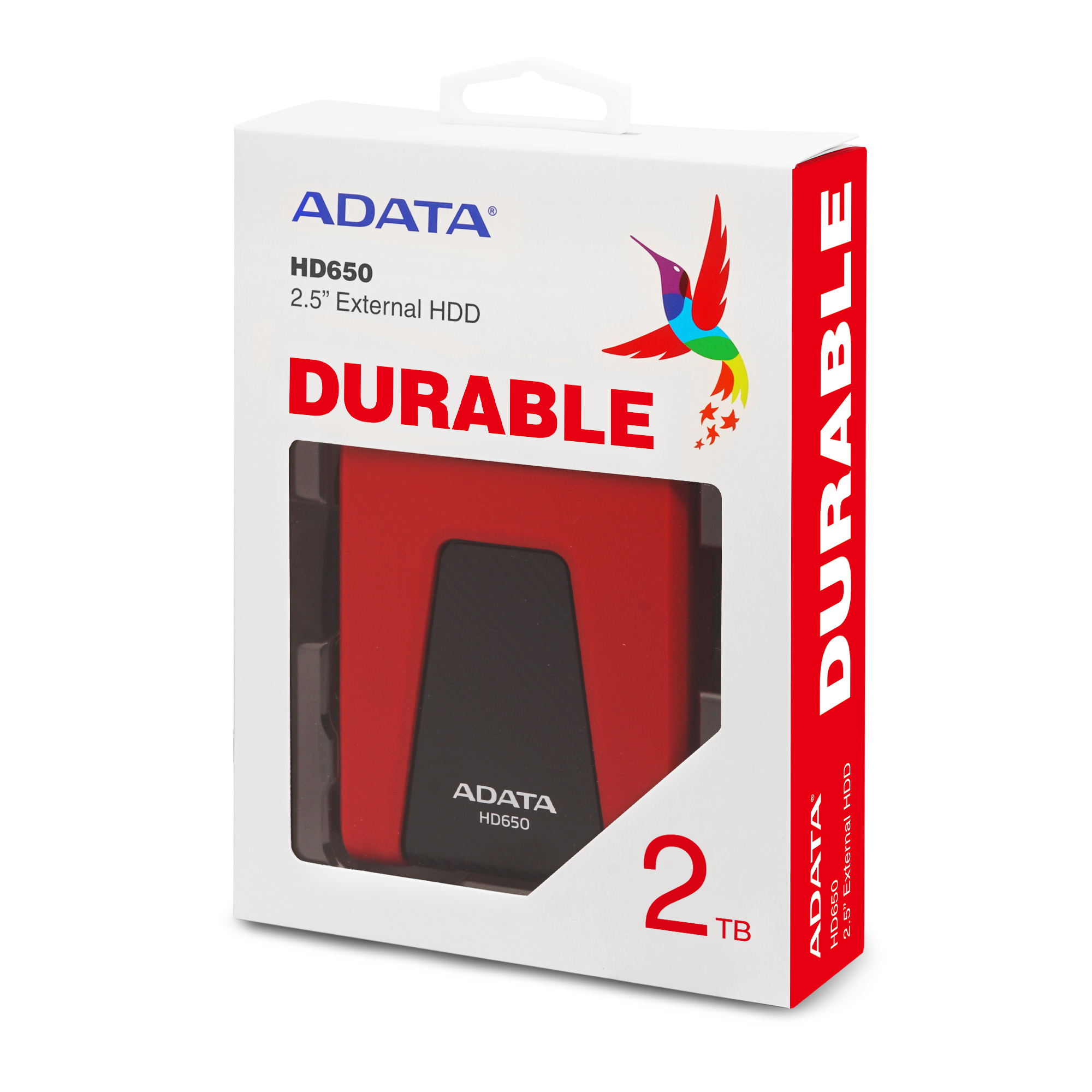 AHD650-2TU31-CRD Hdd usb3.1 2tb dashdrive hd650 red ADATA Santreyd  - Вид №3