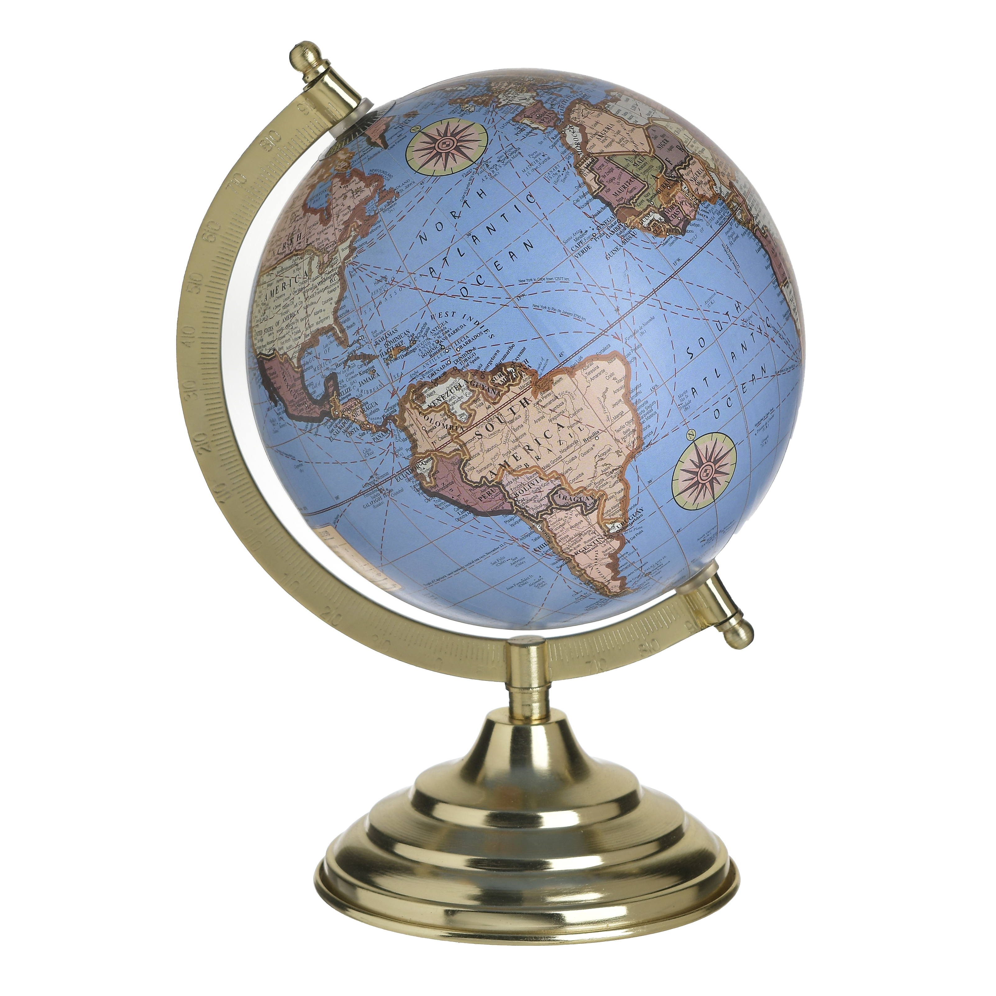 3870803.0050 ДЕКОР НАСТОЛЬНЫЙ ГЛОБУС TO4ROOMS  - Вид №1