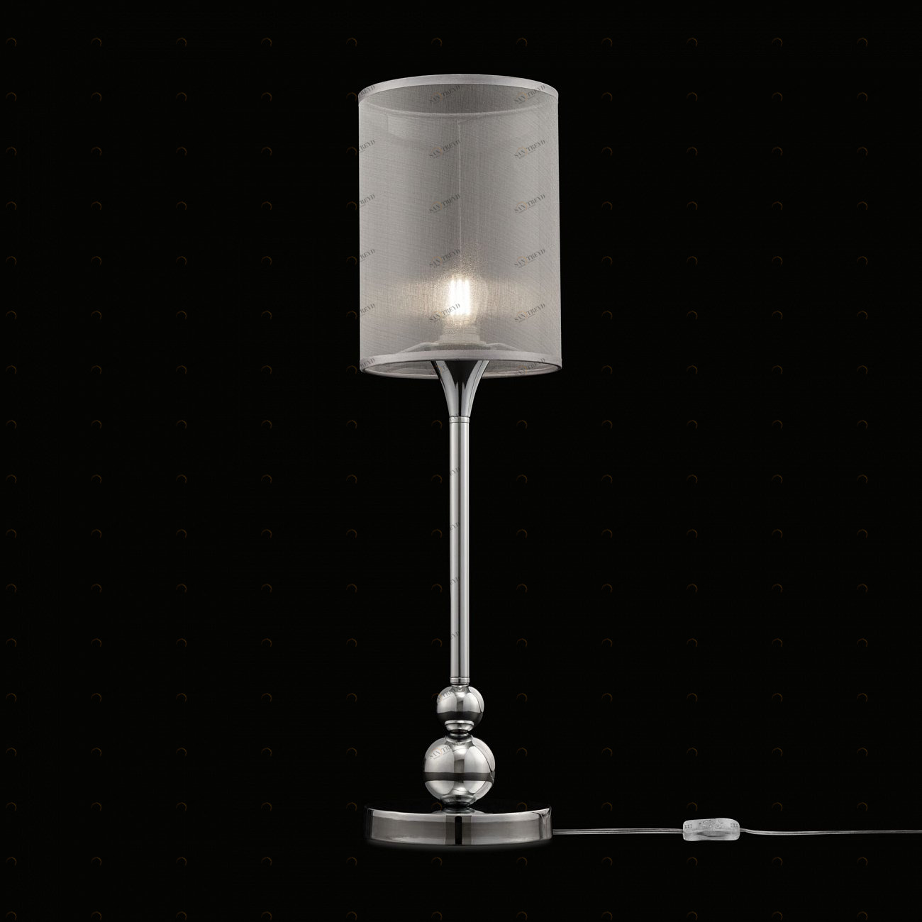 Лампа настольная хром Lauren FR5093TL-01CH FREYA MODERN 00-3957283 Хром