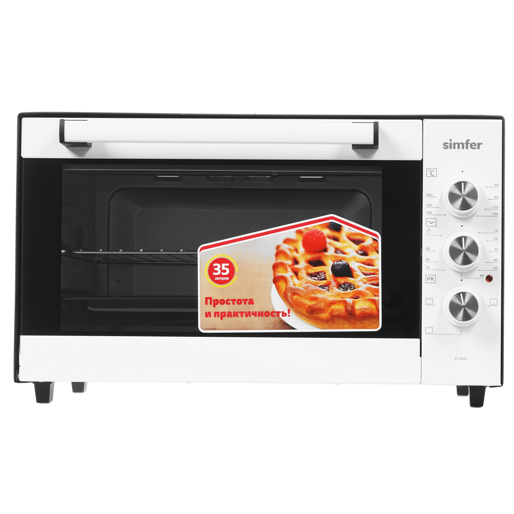 1138443 Мини-печь Simfer M3520 черный STDN-0106455