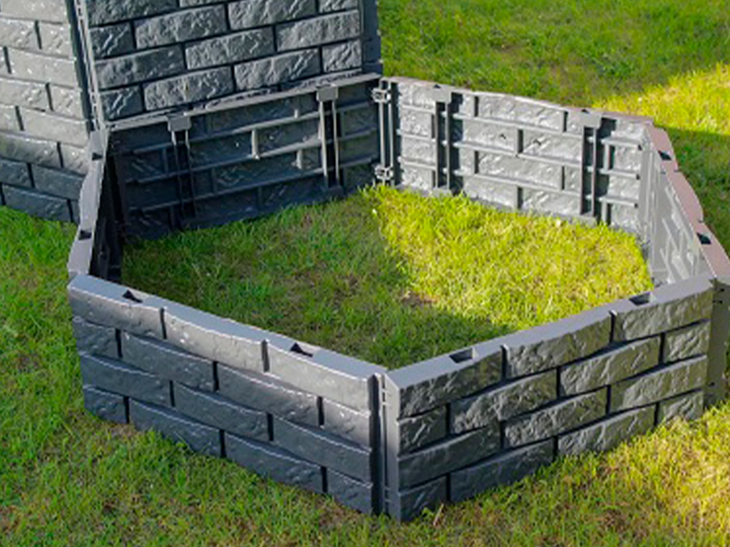 Садовый конструктор, шоколад, 4 шт, длина 180 см, высота 20 см ГеоПластБорд GPBST-164 - Вид №9