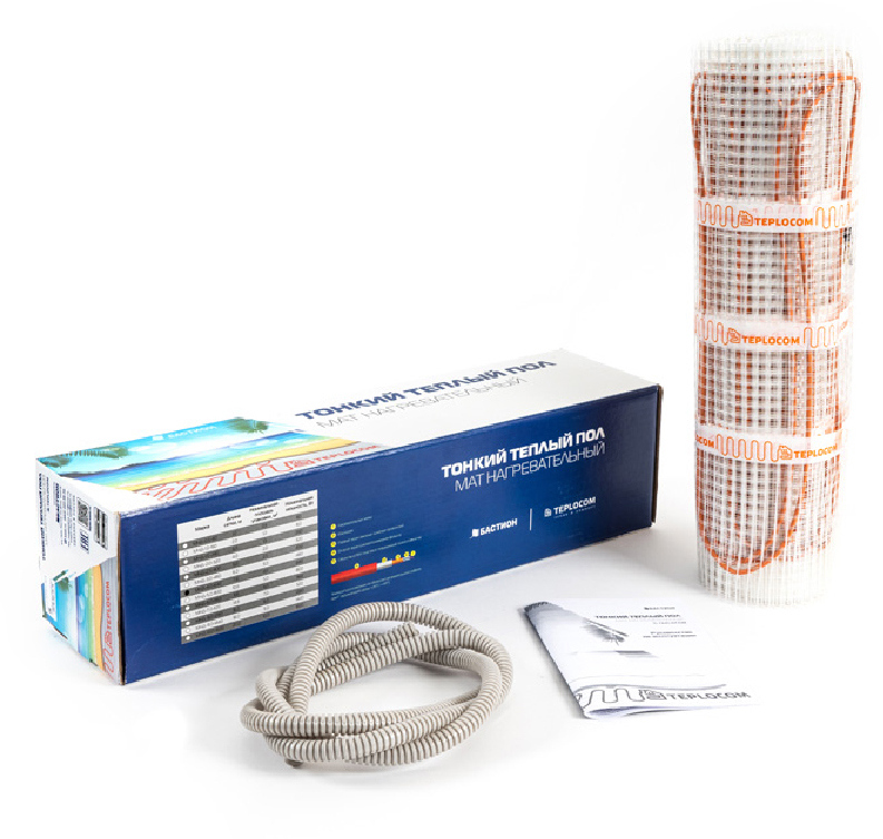 92704698 Теплый пол с электроподогревом 0.5 м², 80 Вт STLM-0535048 TEPLOCOM