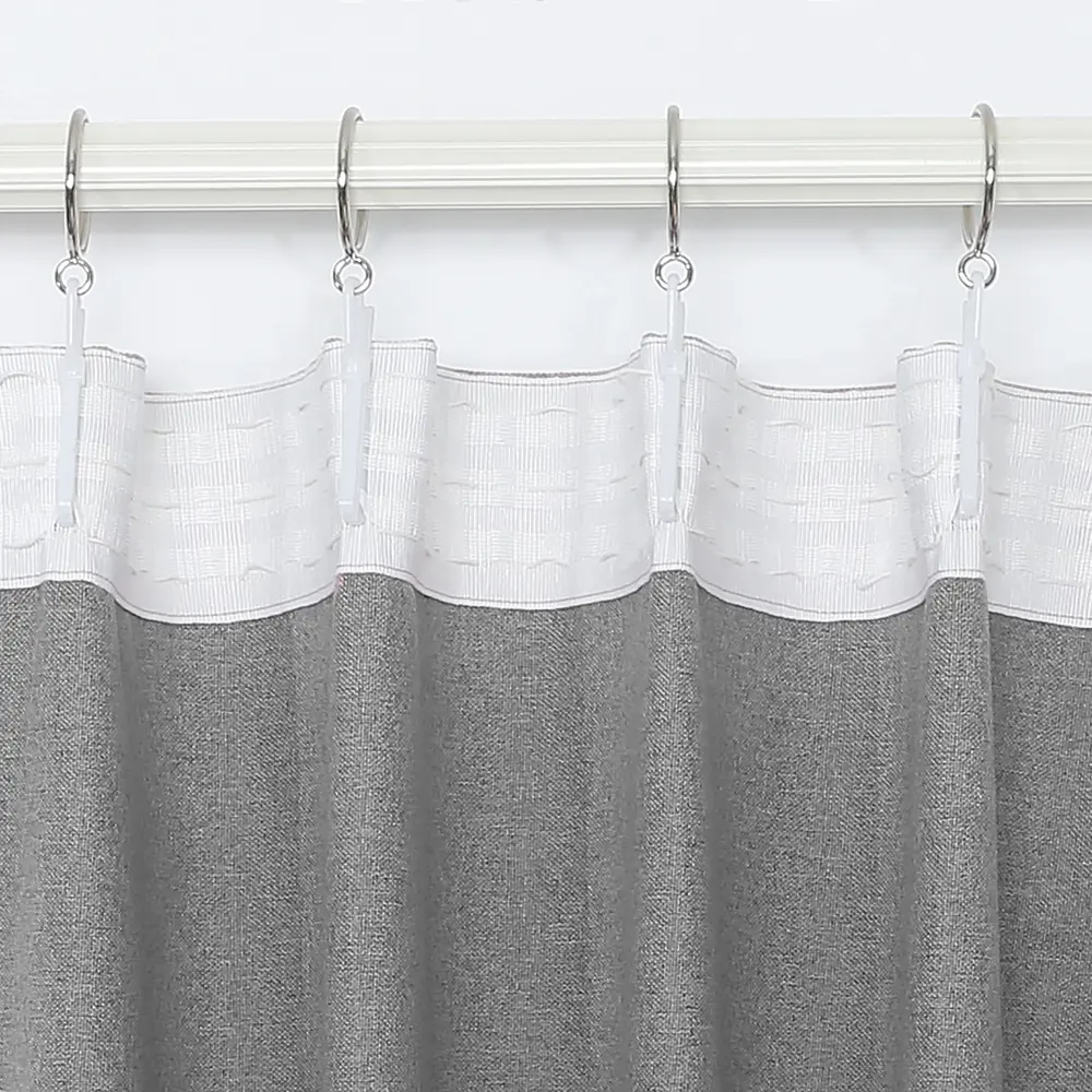 СТОЛИЦА ТЕКСТИЛЯ - Штора блэкаут Cashmere серый 200x300 см с ленточным креплением 86792663 STLM-0071582 - Вид №3