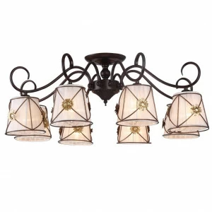 Потолочная люстра Arte Lamp 72 A5495PL-8BR ARTE LAMP ДИЗАЙНЕРСКИЕ 058529 Белый