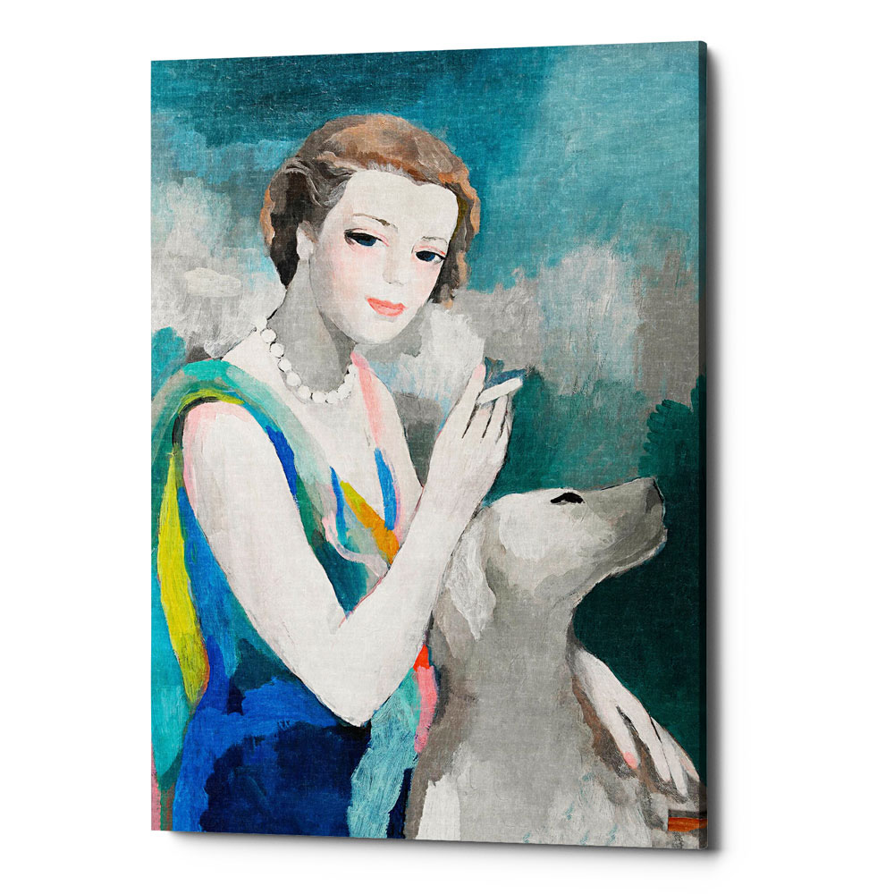 896518918_2628 Картина «Портрет Марсель Дормуа» (холст, галерейная натяжка) Object Desire 