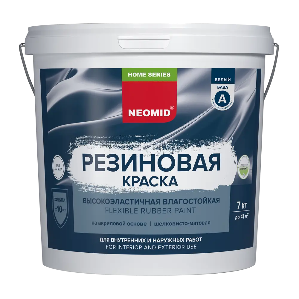 Резиновая краска NEOMID Home Series для фасадов и интерьеров 89094588 STLM-0078333