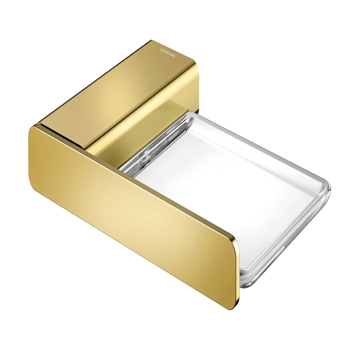 01013843 Плоская мыльница из матового никеля Docol DOCOLFLAT 