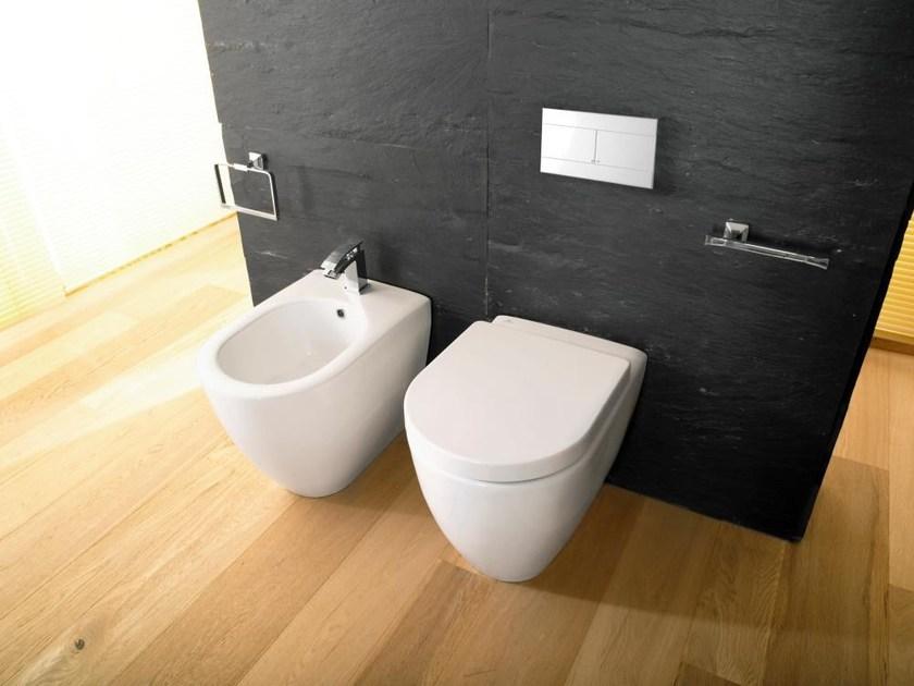 Приставной унитаз напольный Белый Noken Arquitect Испания sun-id-1484525 - Вид №2