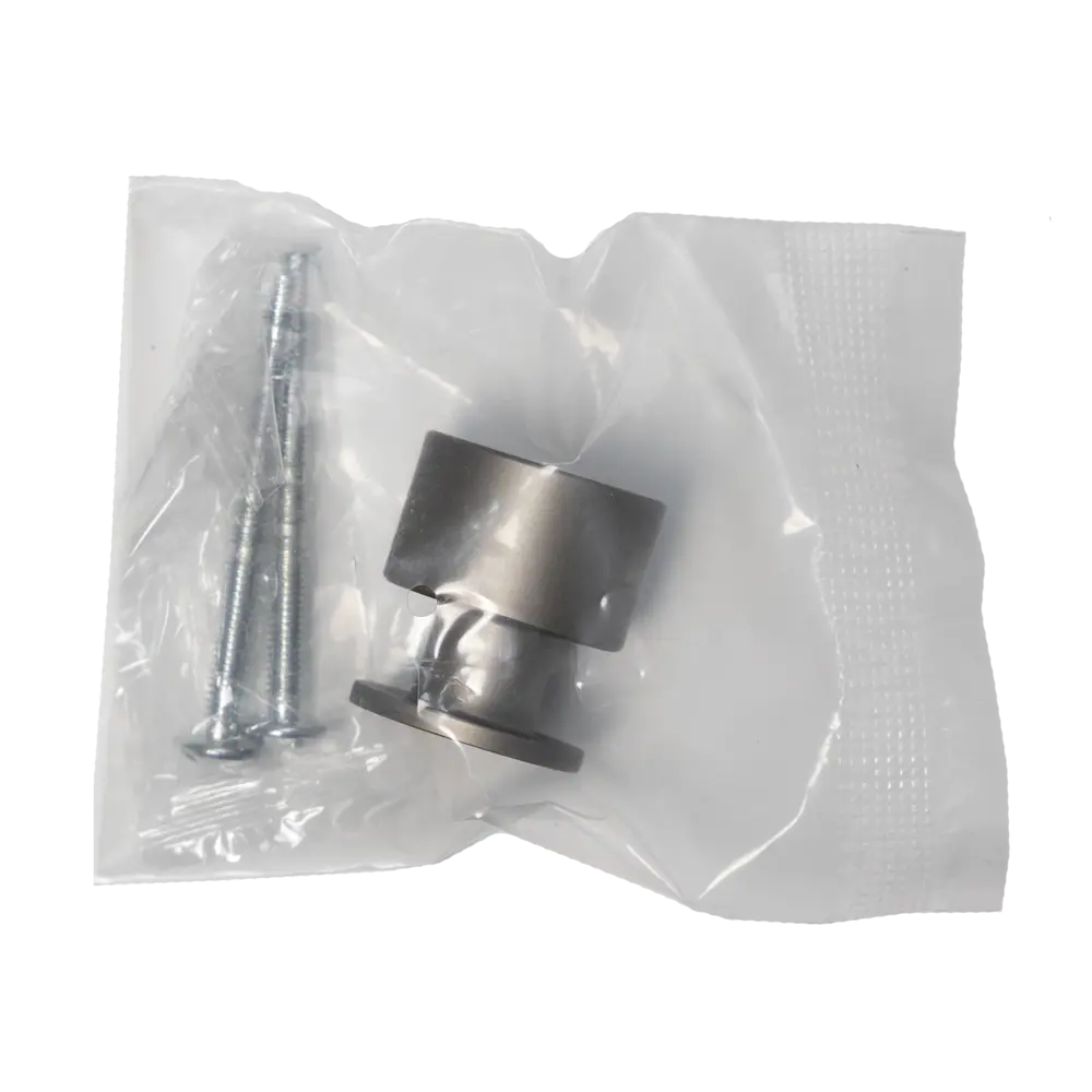 AKS Ина: мебельная ручка-кнопка в матовом никеле 88900452 STLM-1435341 - Вид №4