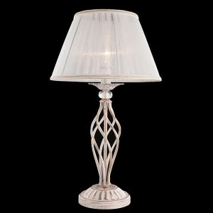 Настольная лампа Eurosvet 01002/1 белый с золотом EUROSVET ИНТЕРЬЕРНЫЕ 191477 Белый;золото