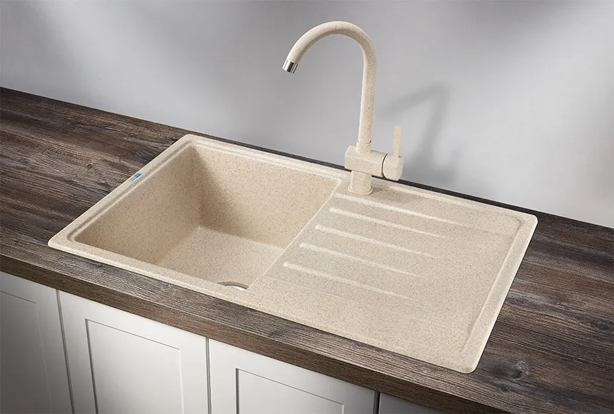 7602, КЛАССИК, кухонная мойка, СтандАРТ кварц GRANULA Standart 7602-ST03