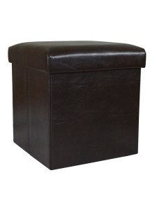90822331 Пуф Xf-08 38x38x38 см цвет темно-коричневый STLM-0398085 OCTOBER HOME