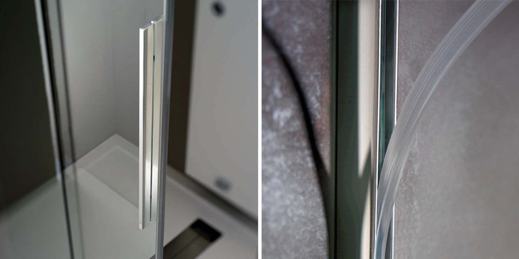 Душевой уголок Wing W01 170x70 см Karolitalia BLUBLEUWING01170X70 - Вид №1