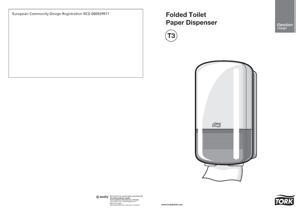 55600838 Складной диспенсер для туалетной бумаги Tork  - Вид №5
