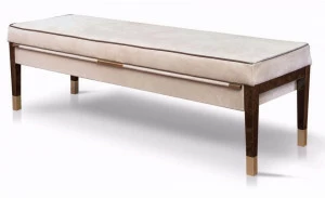 Turri Мягкая скамья из ткани Noir