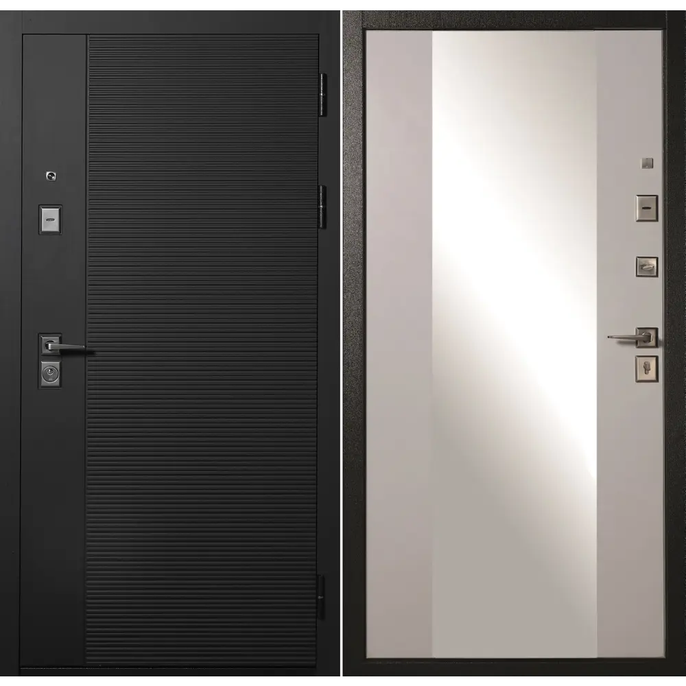 Входная дверь ФОРПОСТ 100 с зеркалом - защита и комфорт для квартиры 89415308 STLM-1570975