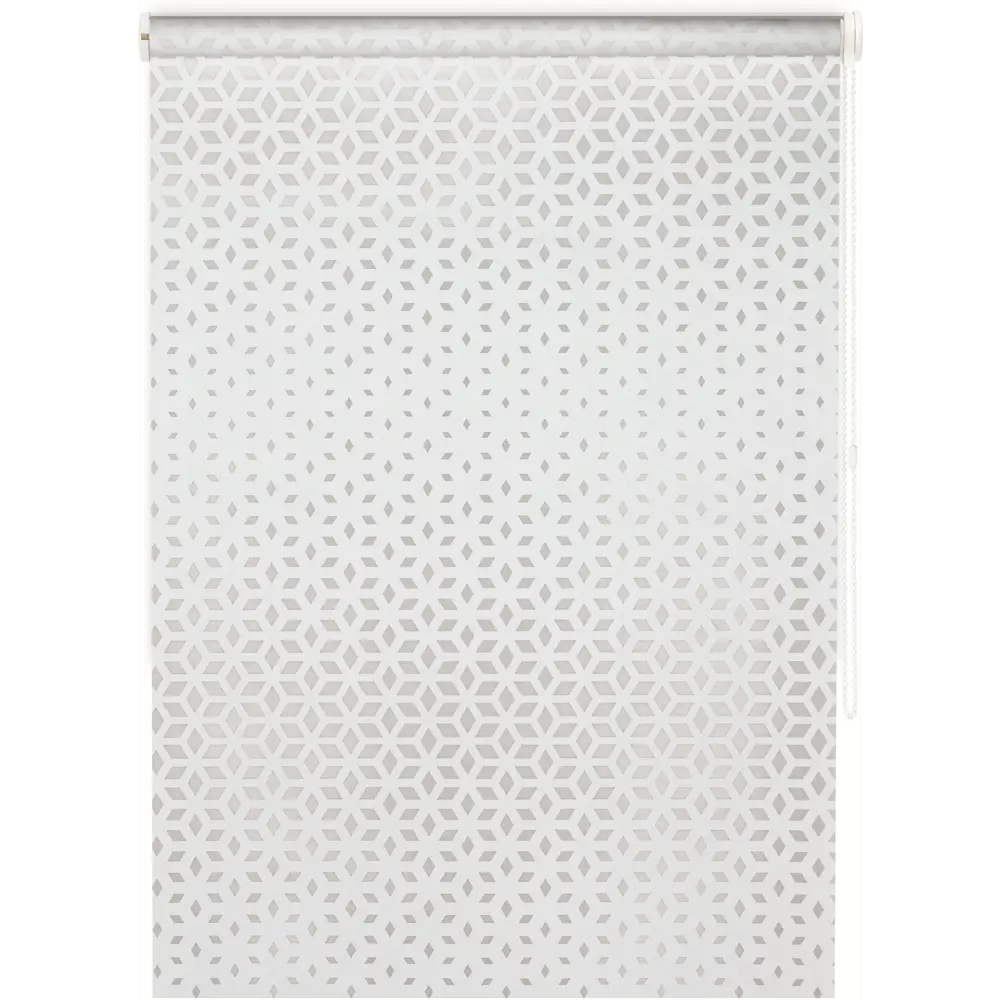 Штора рулонная Мозаика 50x160 см белая 85047984 STLM-2015980 MIAMOZA
