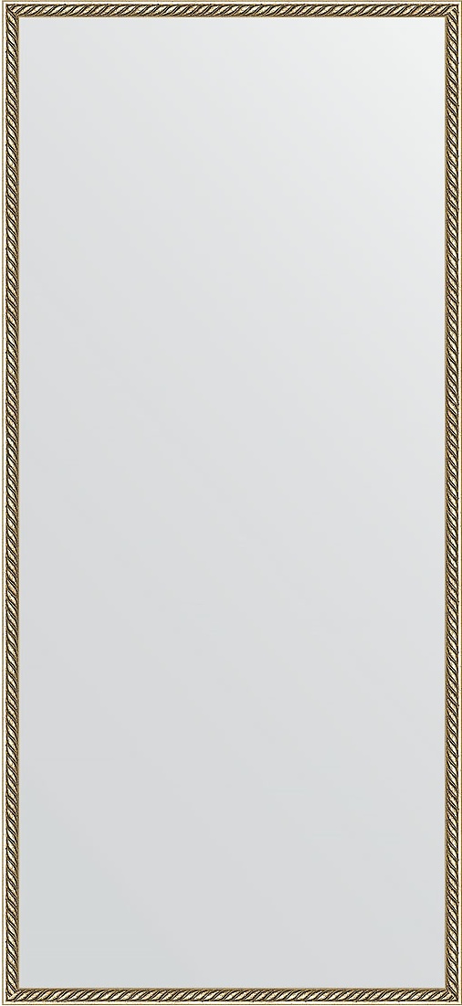 BY 0771 Зеркало в багетной раме - витая латунь 26 mm EVOFORM Definite