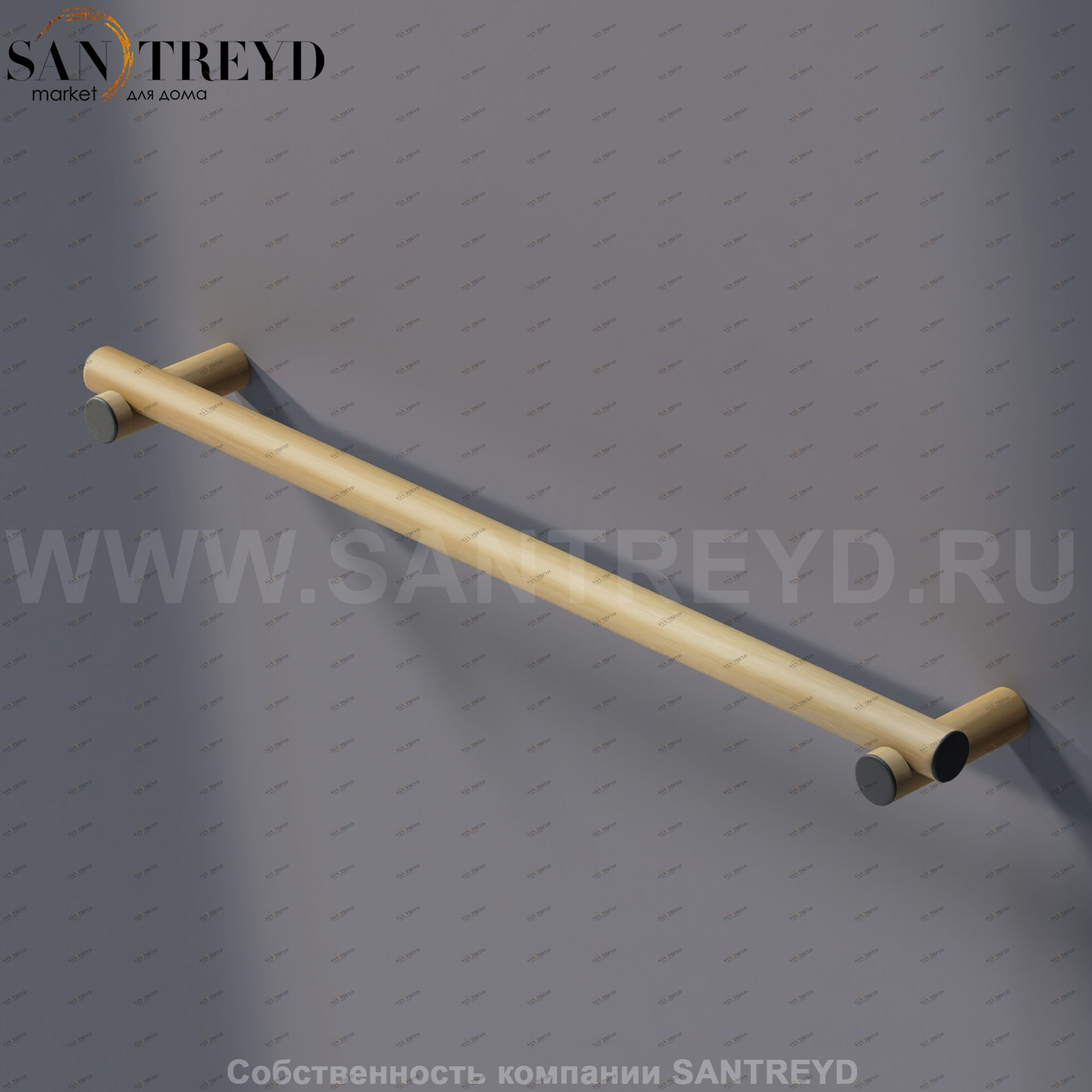 Agape DOT LINE Полотенцедержатель или базовый опорный элемент 70,4 см настенный натуральный дуб ADTL0451.RT ADTL0451RT