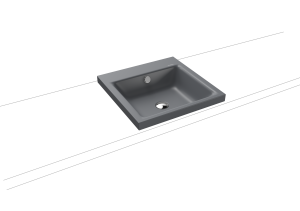 Умывальник KALDEWEI Сталь эмалированная 3153 455 холодный серый 70