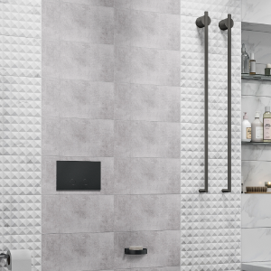 86926156 Плитка настенная Asana Cemento 20x40 см 1.2 м² цемент цвет серый STLM-0072518 CULTO