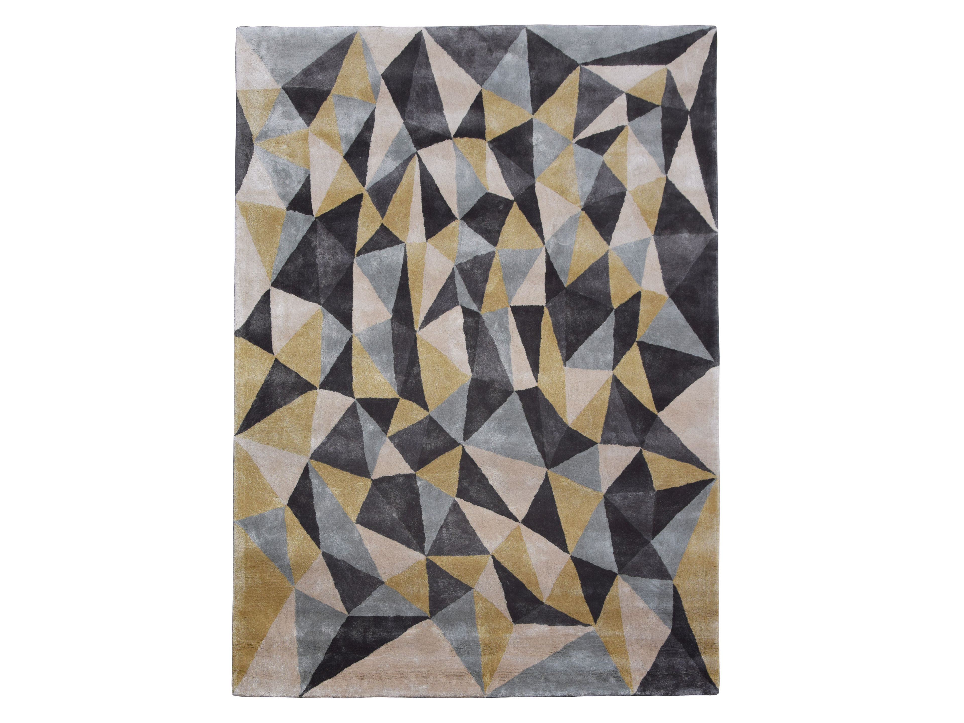 Прямоугольный ковер с длинным ворсом с геометрическим рисунком Ademi Exclusive ARCH-00136698