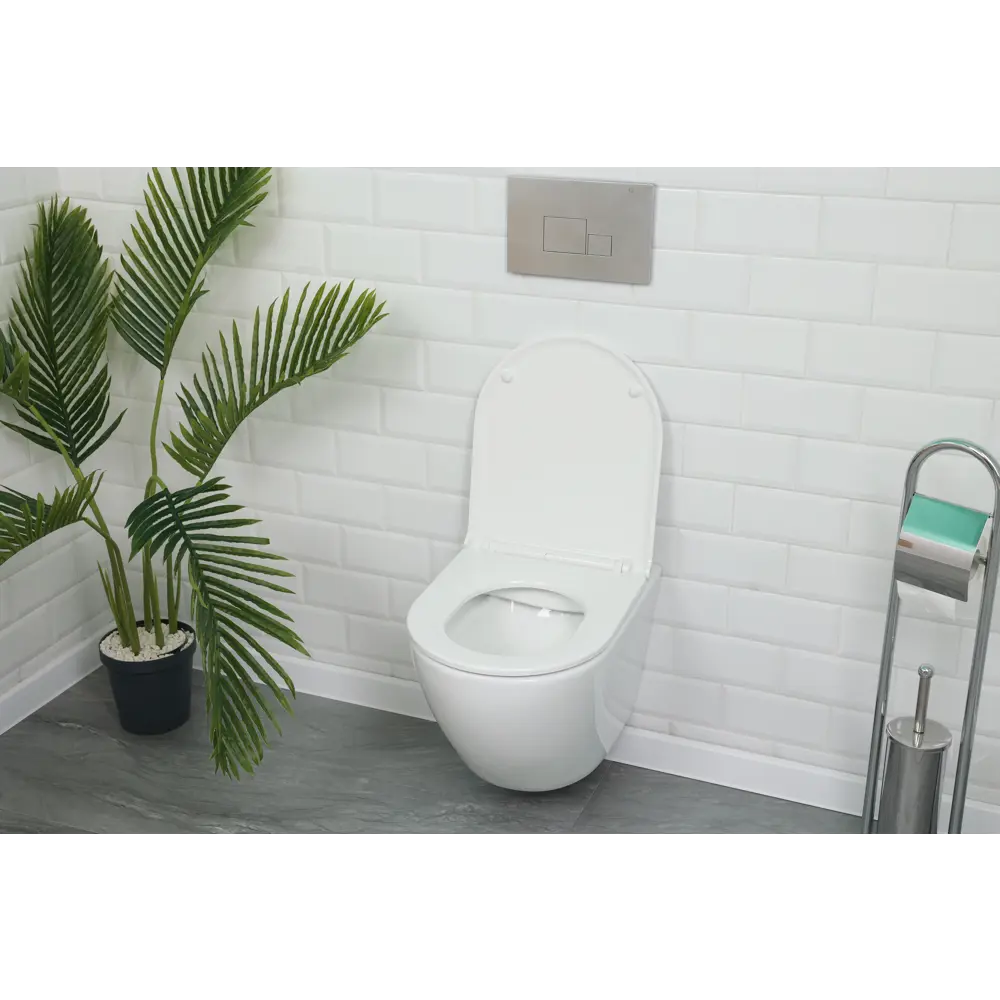 Alcora Encanto — подвесной унитаз с микролифтом и безободковой системой 89373664 STLM-0978273 - Вид №5