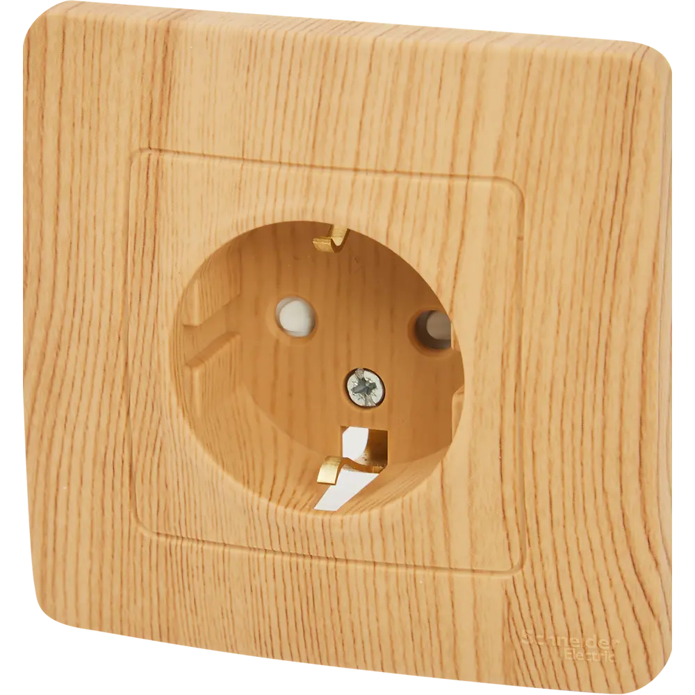 Розетка Systeme Electric Blanca ясень с защитными шторками 84500173 Серия отсутствует STLM-0050671 - Вид №1