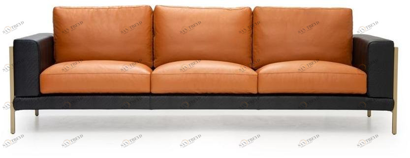 Tonino Lamborghini Casa 3-х местный кожаный диван sun-id-1505647