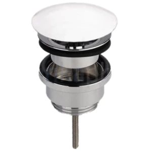 MET0563Z Донный клапан для раковины clik-clak, цвет белый