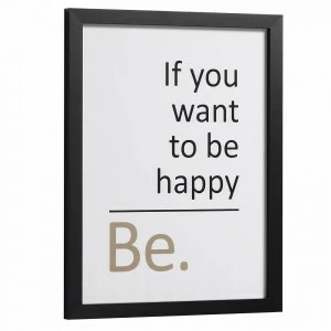 Постер на стену в рамке черный с белым Slag 33x43 от La Forma LA FORMA ДИЗАЙНЕРСКИЕ, SLAG 00-3865168 Белый;черный