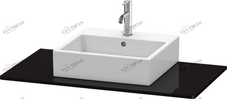 XS060E04040 XSquare Консоль Черный глянцевый лак Duravit