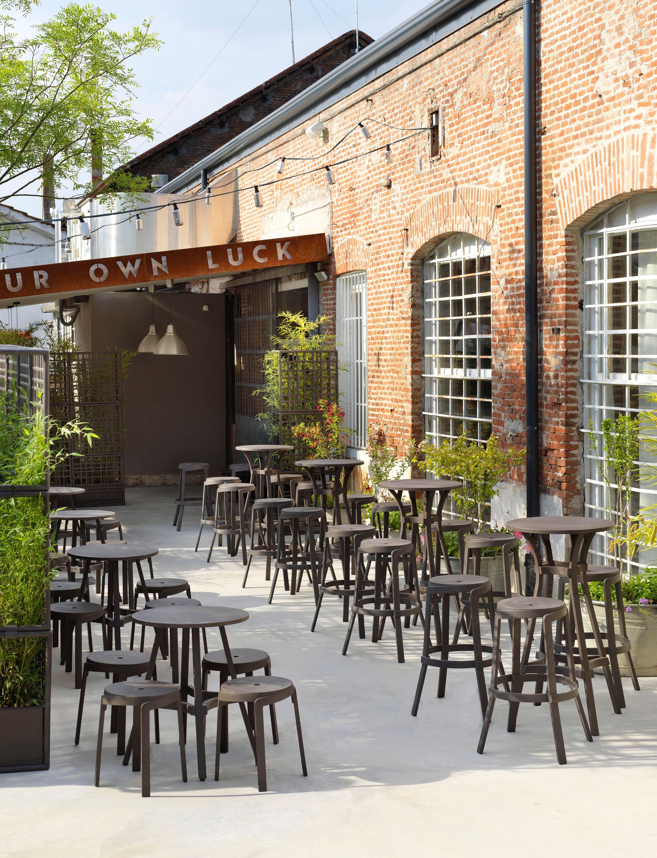 Высокий круглый садовый стол Nardi Stack &amp ARCH-00030405 - Вид №3