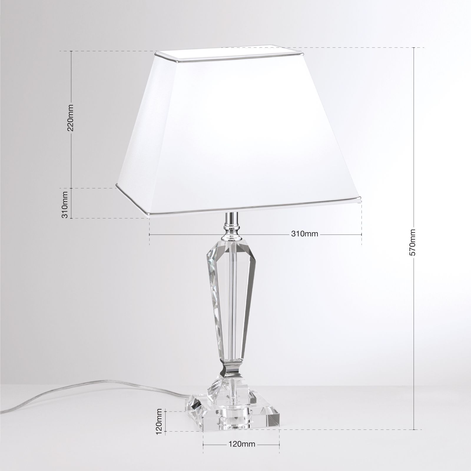 Хрустальная настольная лампа Orion Veronique ARCH-00039737 - Вид №13