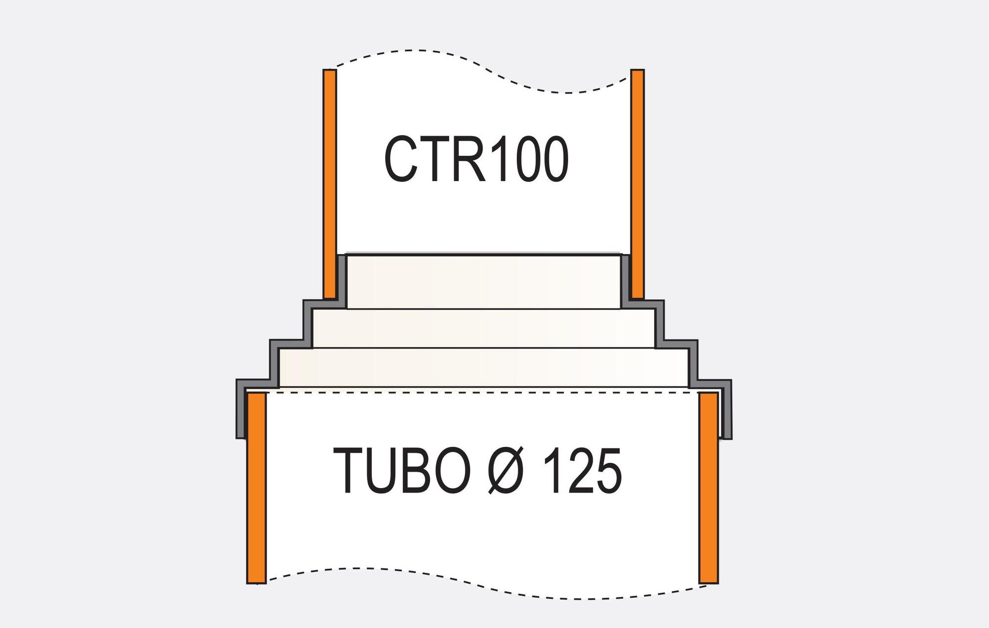 First Corporation Редукционный конус в абс La ventilazione Crc96b - Вид №2