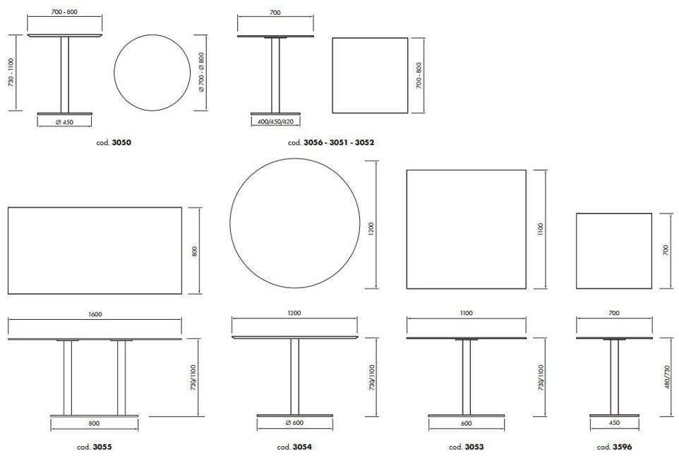 ALMA DESIGN Круглый стол в hpl Priscilla sun-id-1450410 - Вид №1