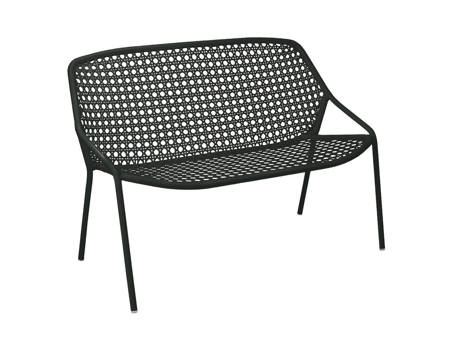 Алюминиевая садовая скамейка со спинкой Fermob CROISETTE ARCH-00070121