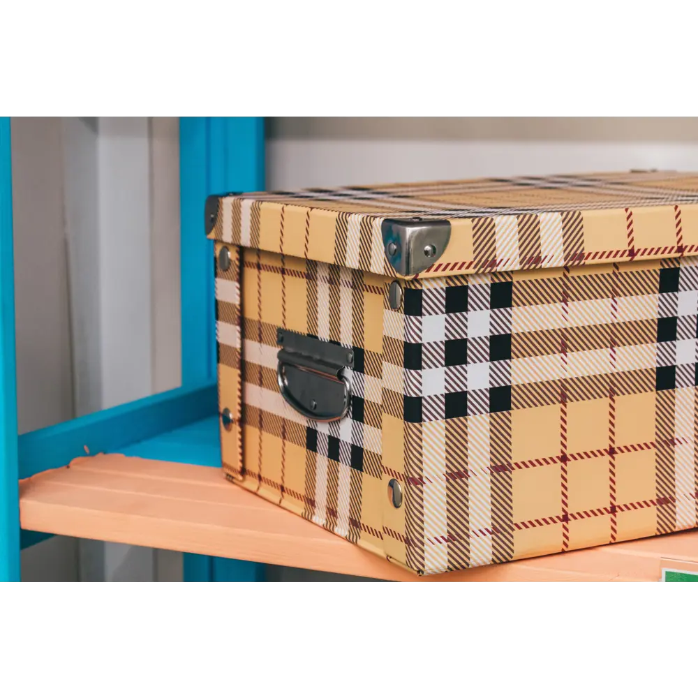 Коробка картонная 45x35x22.5 см клетка STORIDEA STLM-2067355 - Вид №2