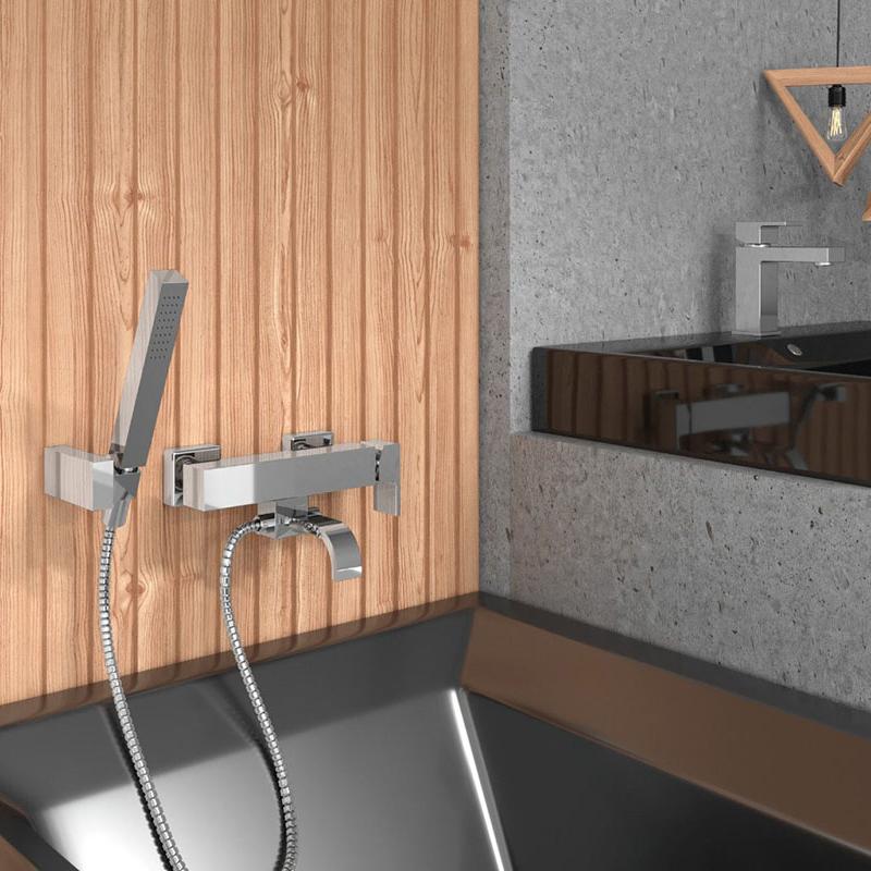 Paini Dax-R 84CR105R2SKM смеситель для ванны с аксессуаром  - Вид №1