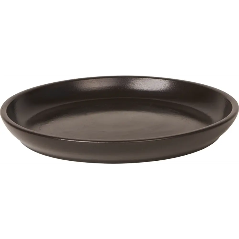 Поддон для горшка №3 ø11.5 см керамика тёмно-коричневый Santreyd STLM-2184567