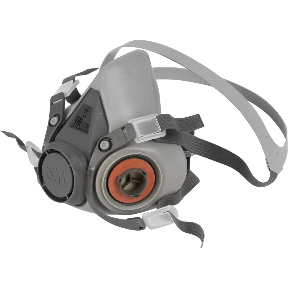 Респиратор 3М 6200 с двойными фильтрами 3M STLM-2170186 - Вид №4