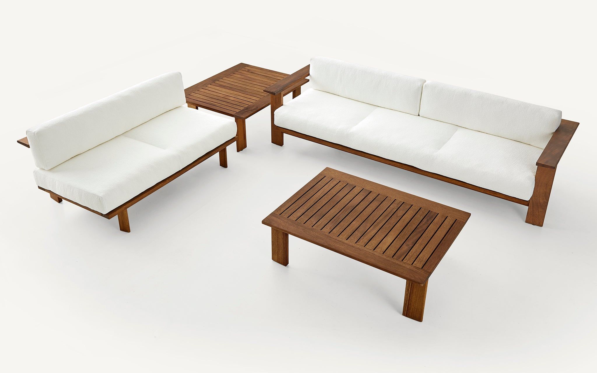 Низкий деревянный журнальный столик BassamFellows Rail ARCH-00123697 - Вид №6