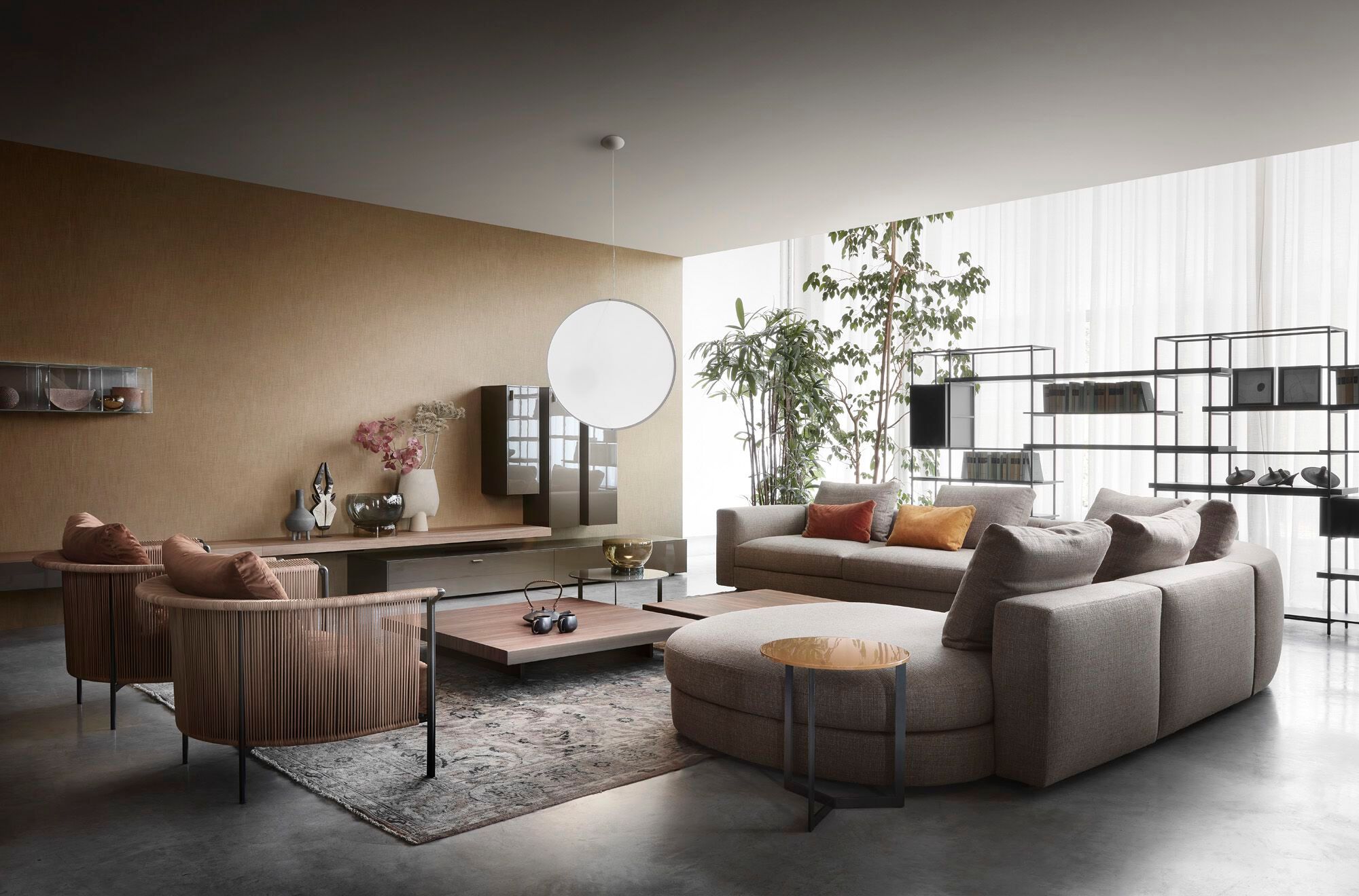 Угловой диван из ткани с полуостровом Lema Venise ARCH-00125173 - Вид №6